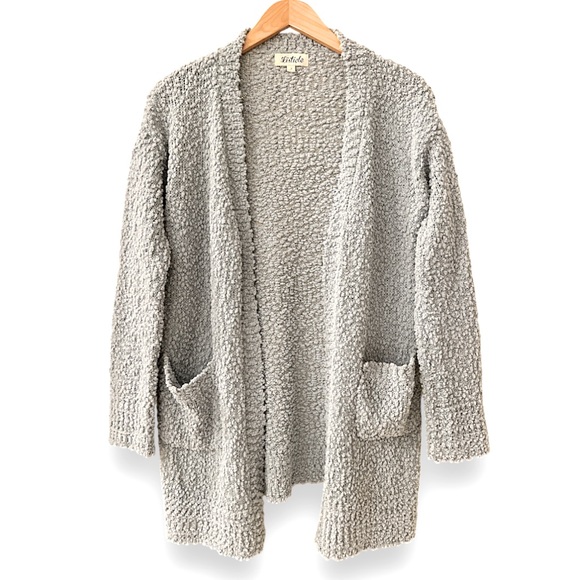 Listicle Oversized Cardigan Sweater | Size Small | Gray Blue Color | $25.00 - Picture 7 of 7